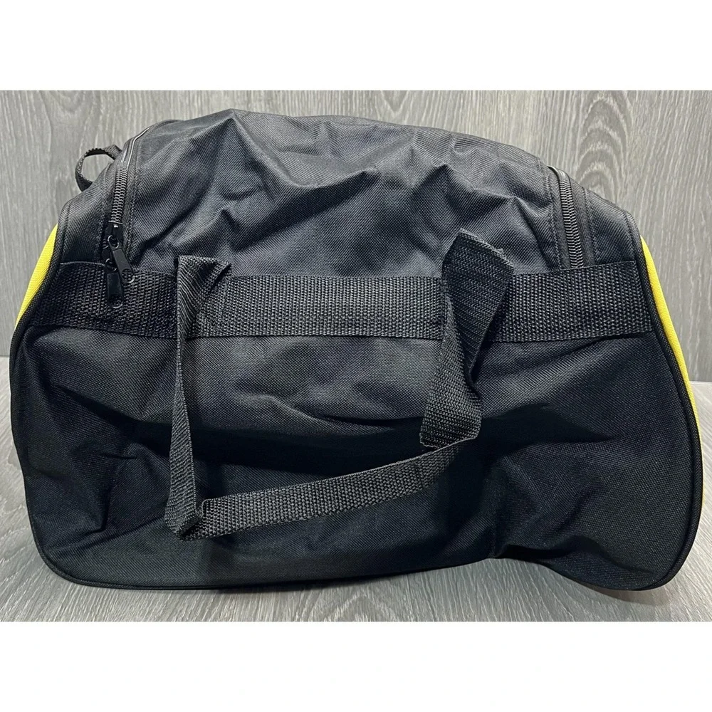 National Geographic Duffel Bag Gym Travel Tote Medium Yellow Carryall Shoulder